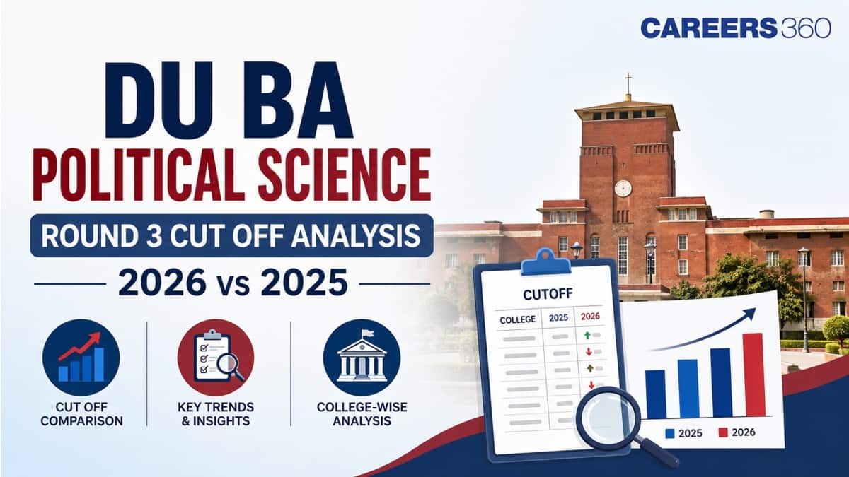DU Round 3 Cutoff Analysis 2026 vs 2025 for BA Political Science